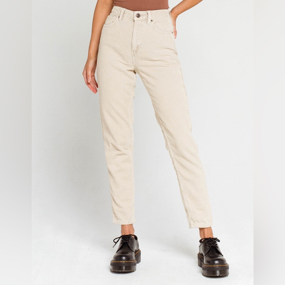 Urban Outfitters BDG Corduroy Tan High-Rise Mom Jeans